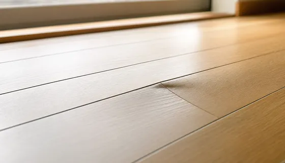 歩くとたわむ木造住宅の床